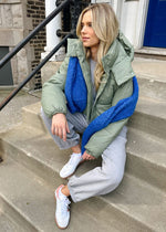 Living In This Puffer Jacket - Sage