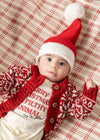 Santa Knit Hat - Red