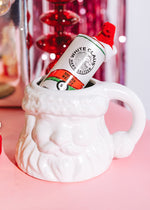 Santa Face Mug - White