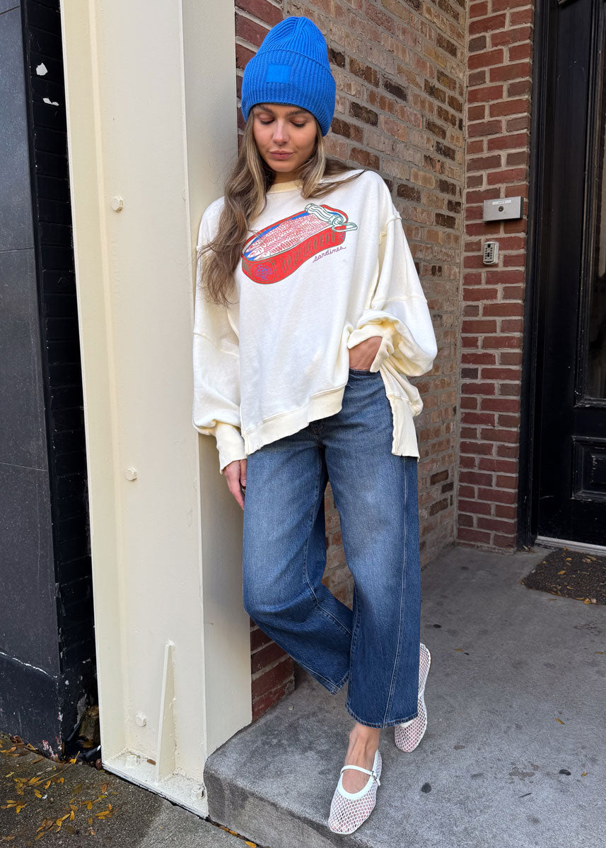 Graphic Camden Pullover - Sardine Combo