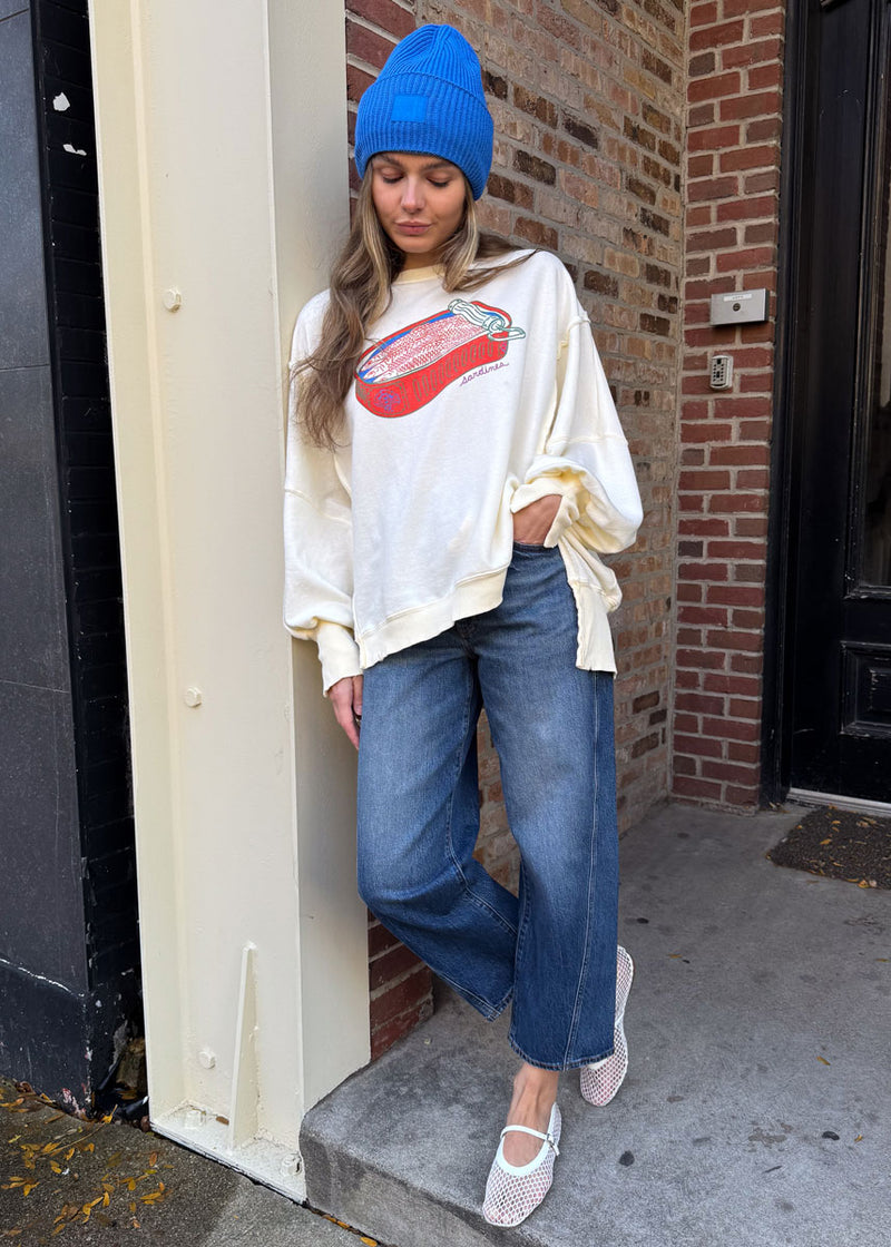 Graphic Camden Pullover - Sardine Combo