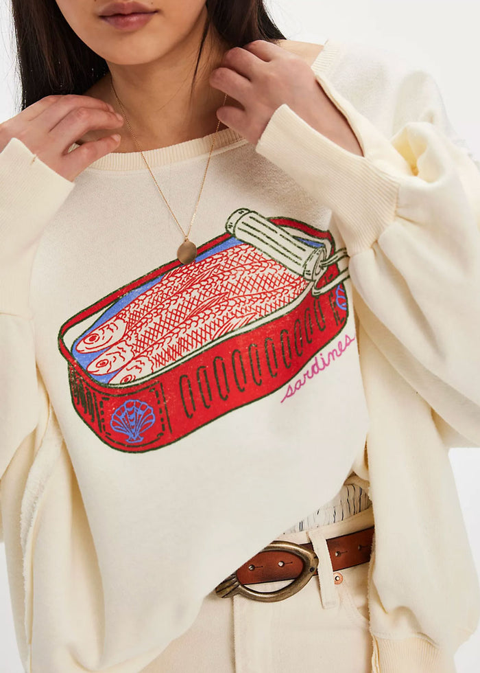 Graphic Camden Pullover - Sardine Combo