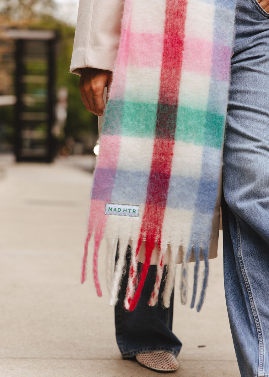 Mad Hatter Oversized Blanket Scarf - Multi