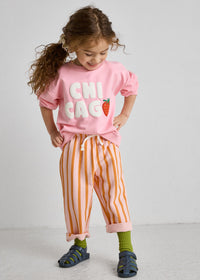 Chicago Strawberry Terry Oversized Sweatsuit Set