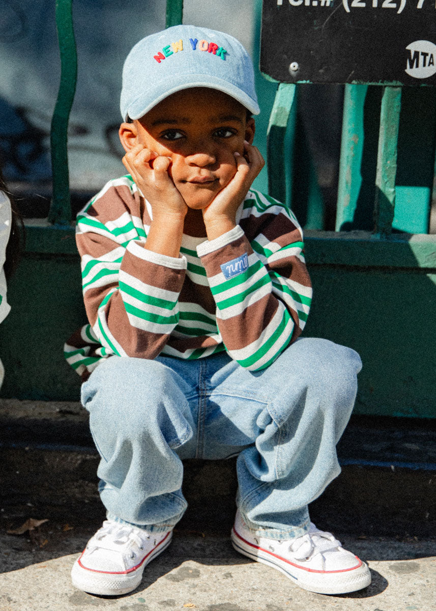 Toddler Sweet Home New York Dad Hat - Denim