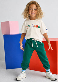 Sweet Home Chicago Oversized Tee - Multicolor