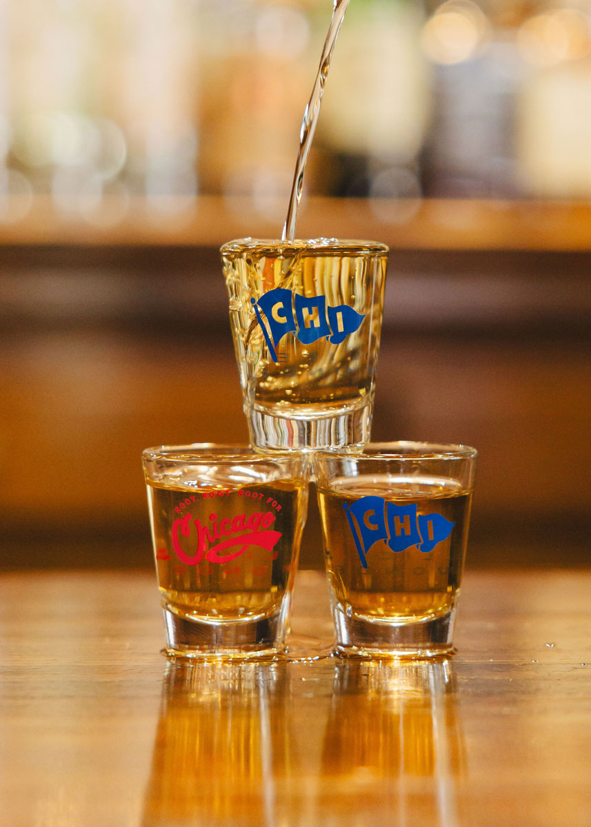 Root, Root, Root For Chicago Shot Glass