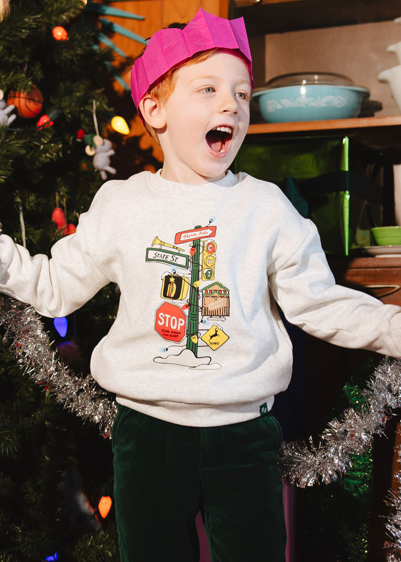 Chicago Christmas Street Sweatshirt