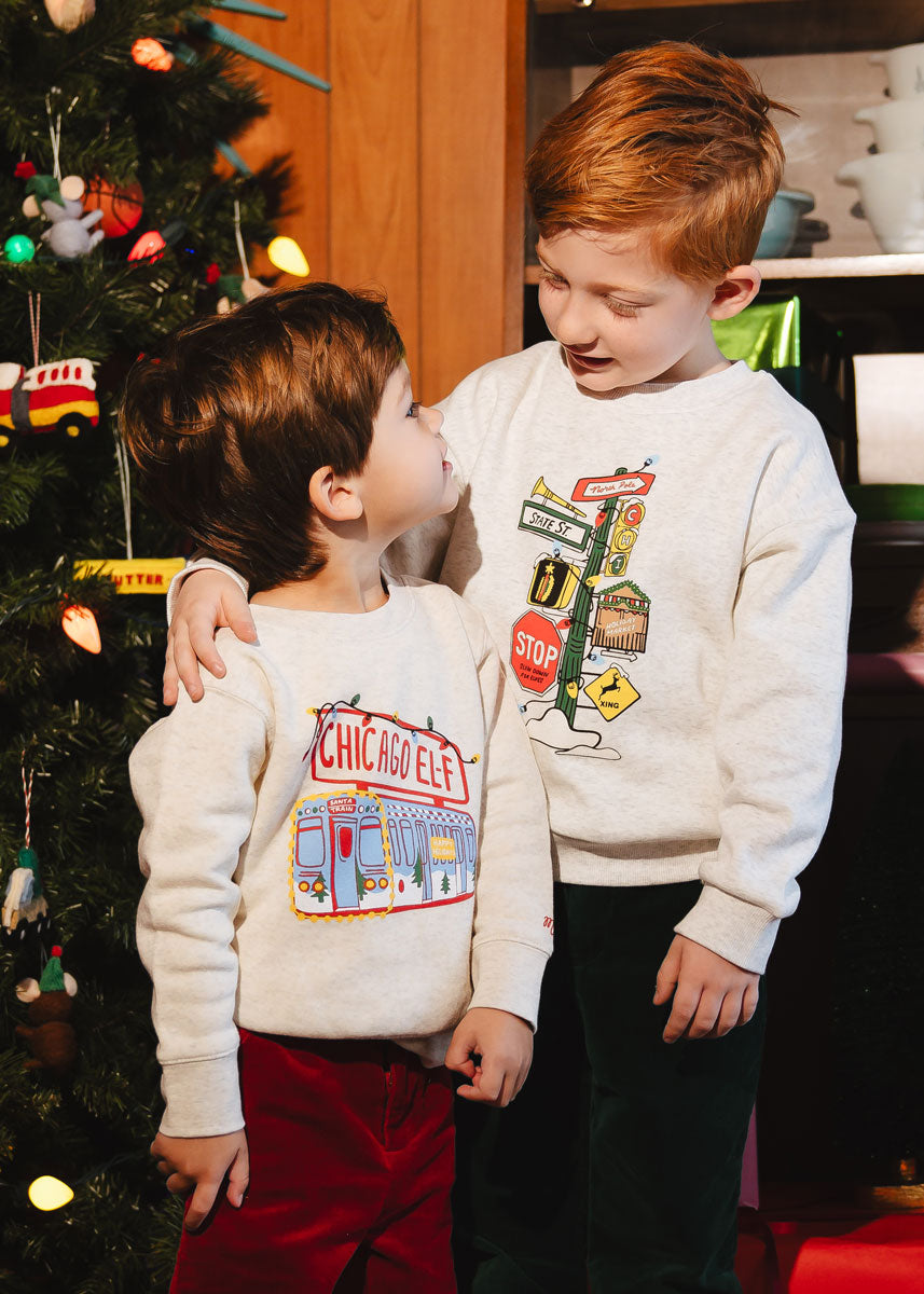 Chicago Christmas Street Sweatshirt