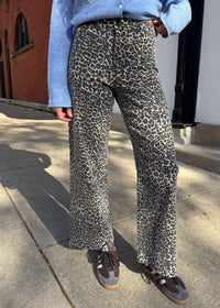 Bernadette Leopard Print Pants
