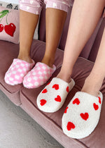 Checker Slippers - Pink