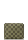 Small Checkmate Pouch - Limu On Olive