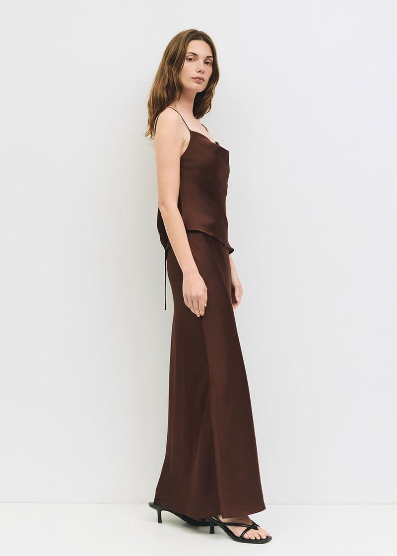 The Elena Skirt - Brown