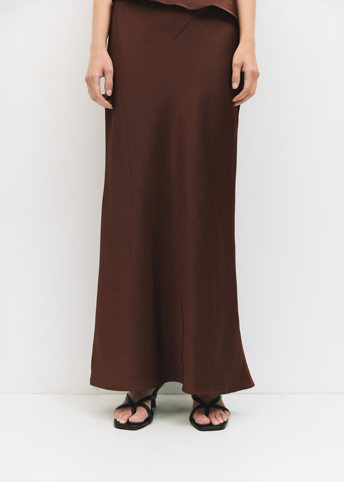 The Elena Skirt - Brown