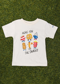 Here For The Snacks Toddler Tee