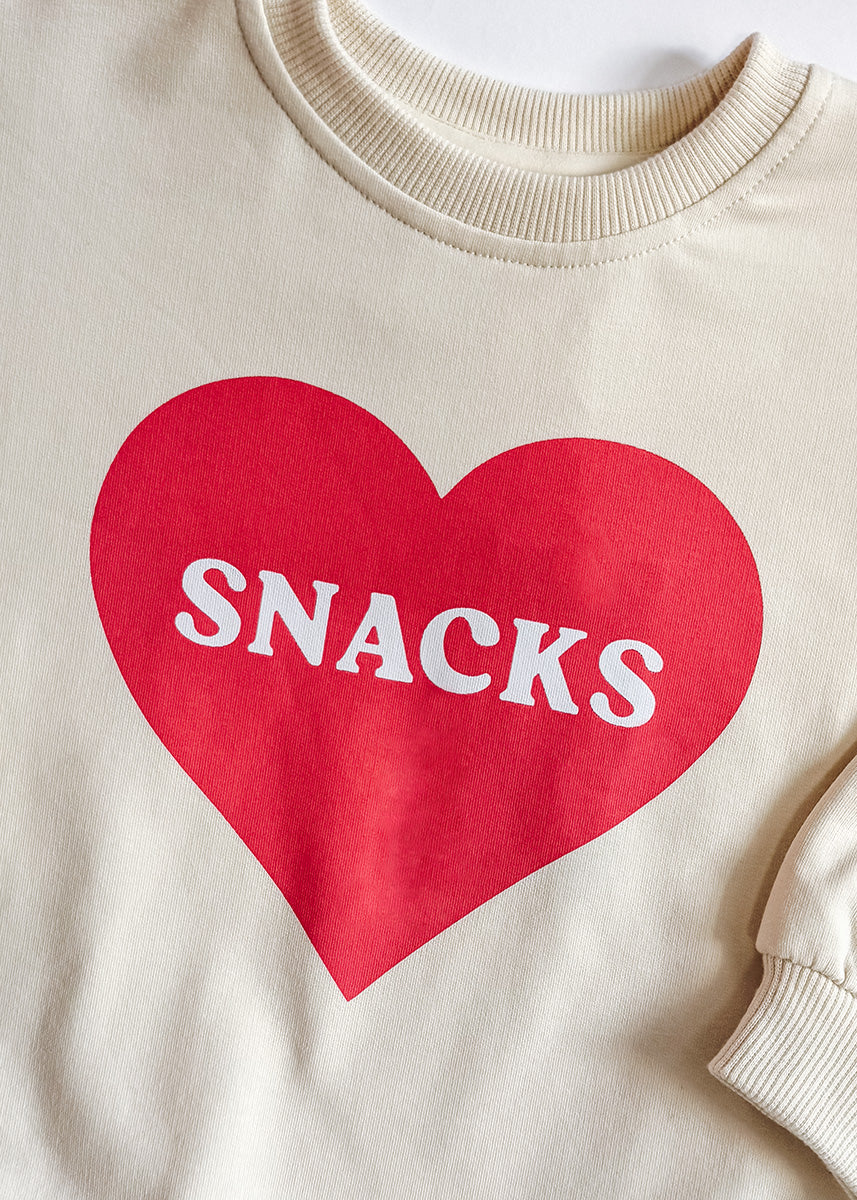 Snacks Oversized Sweatshirt