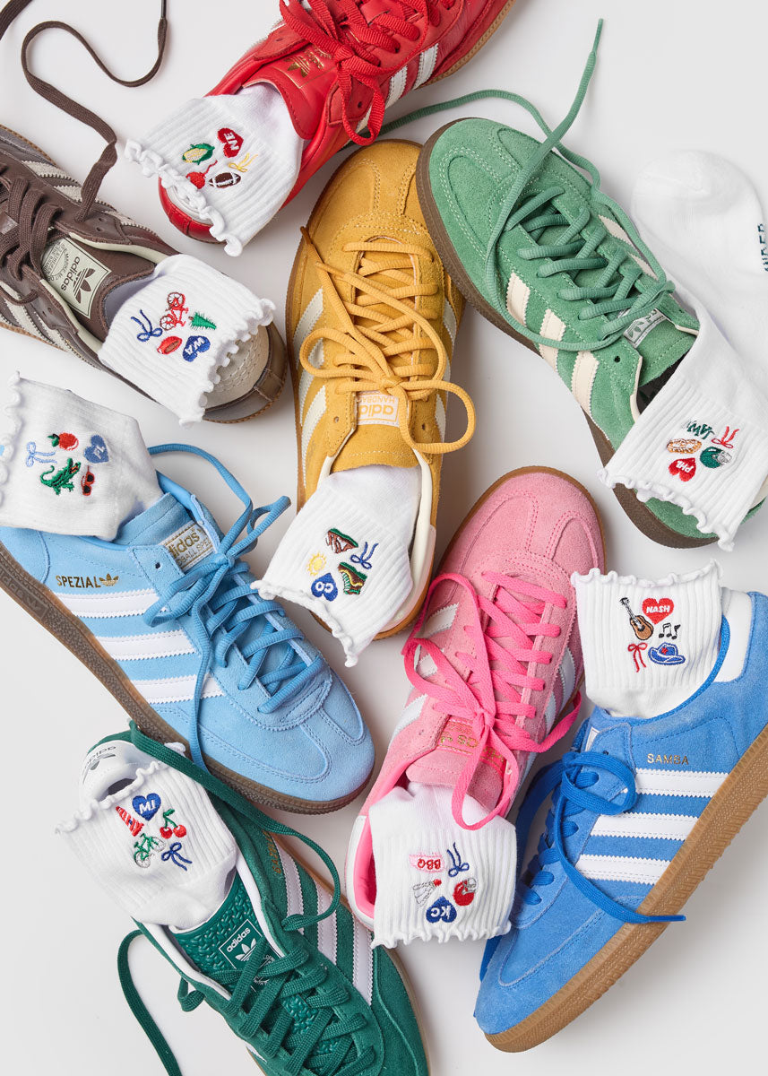 Nebraska Icons Ruffle Sock