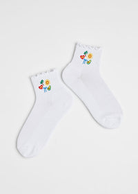 California Icons Ruffle Sock