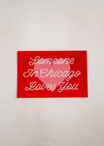 Someone in Chicago Loves You Postcard