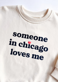 Someone In Chicago Loves Me Oversized Sweatshirt