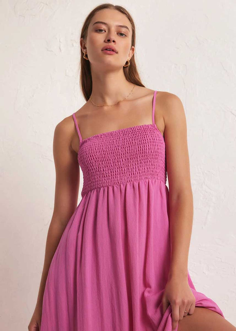Beachside Midi Dress - Heartbreaker Pink