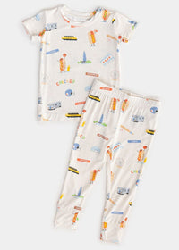 Chicago Field Trip Loungewear Set - S/S and Pants