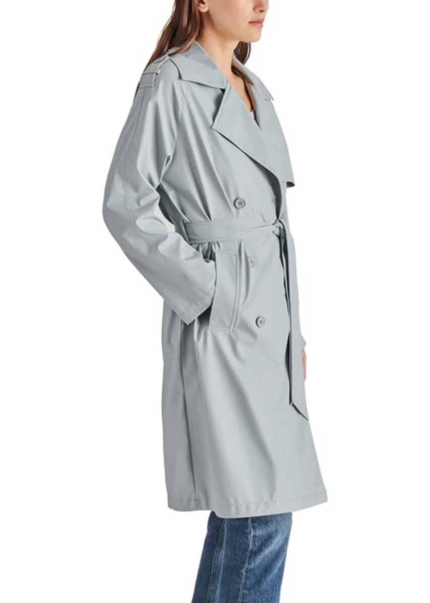 Ilia Trench Coat - Slate Grey