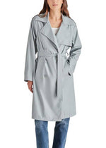 Ilia Trench Coat - Slate Grey