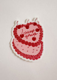 Chicago Forever Cake Sticker