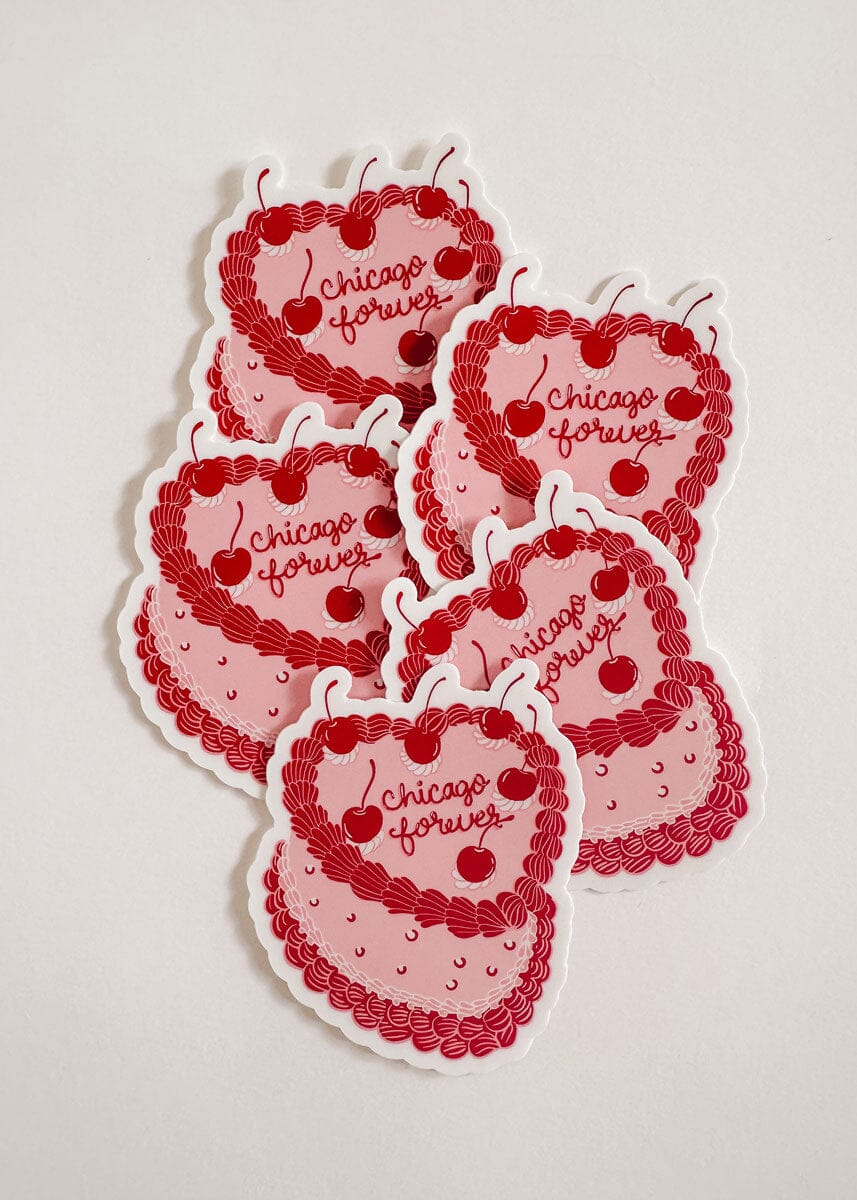 Chicago Forever Cake Sticker
