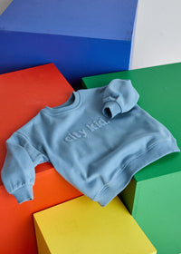 City Kid Oversized Sweatshirt - Storm