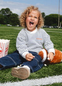 Chicago Football Striped Patch Sweatshirt