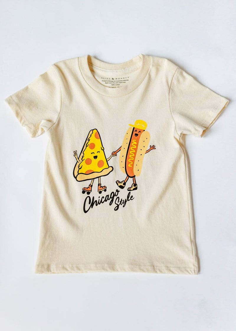 Chicago Style Toddler Tee - Natural