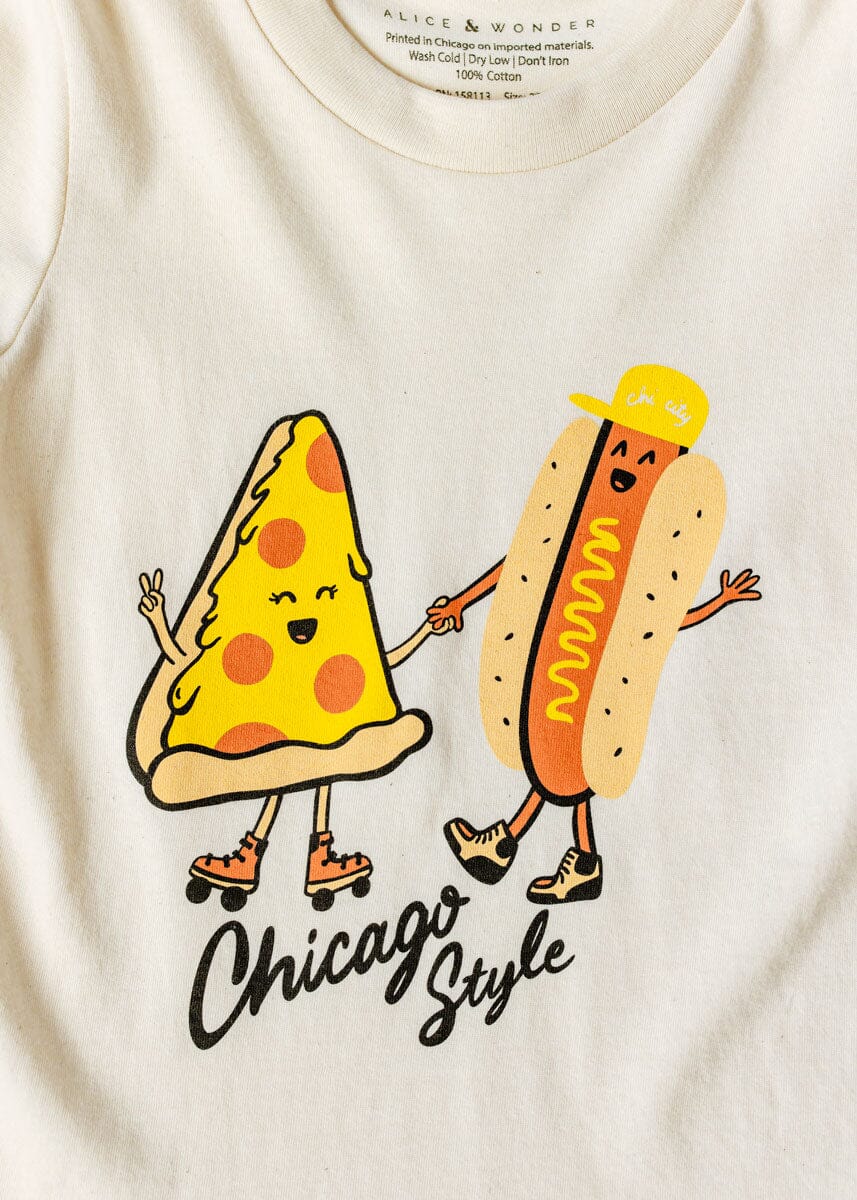 Chicago Style Toddler Tee - Natural