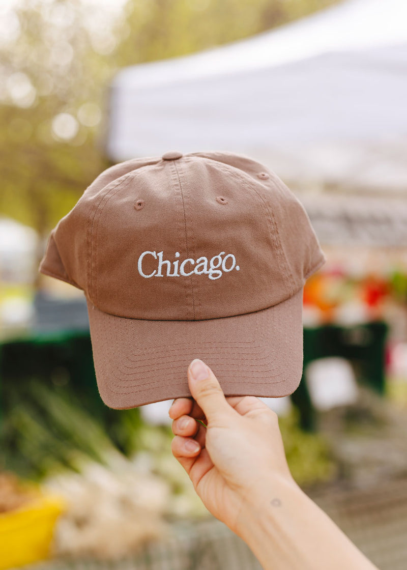 Chicago. Dad Hat - Espresso & Blue
