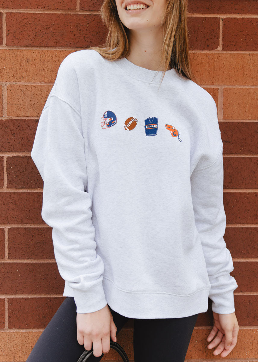 Chicago Football Icons Sweatshirt