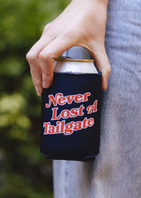 Never Lost A Tailgate Can Cooler