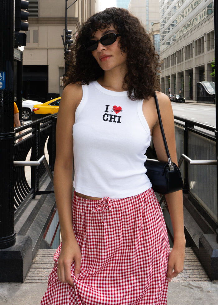 I <3 Chi Racer Tank