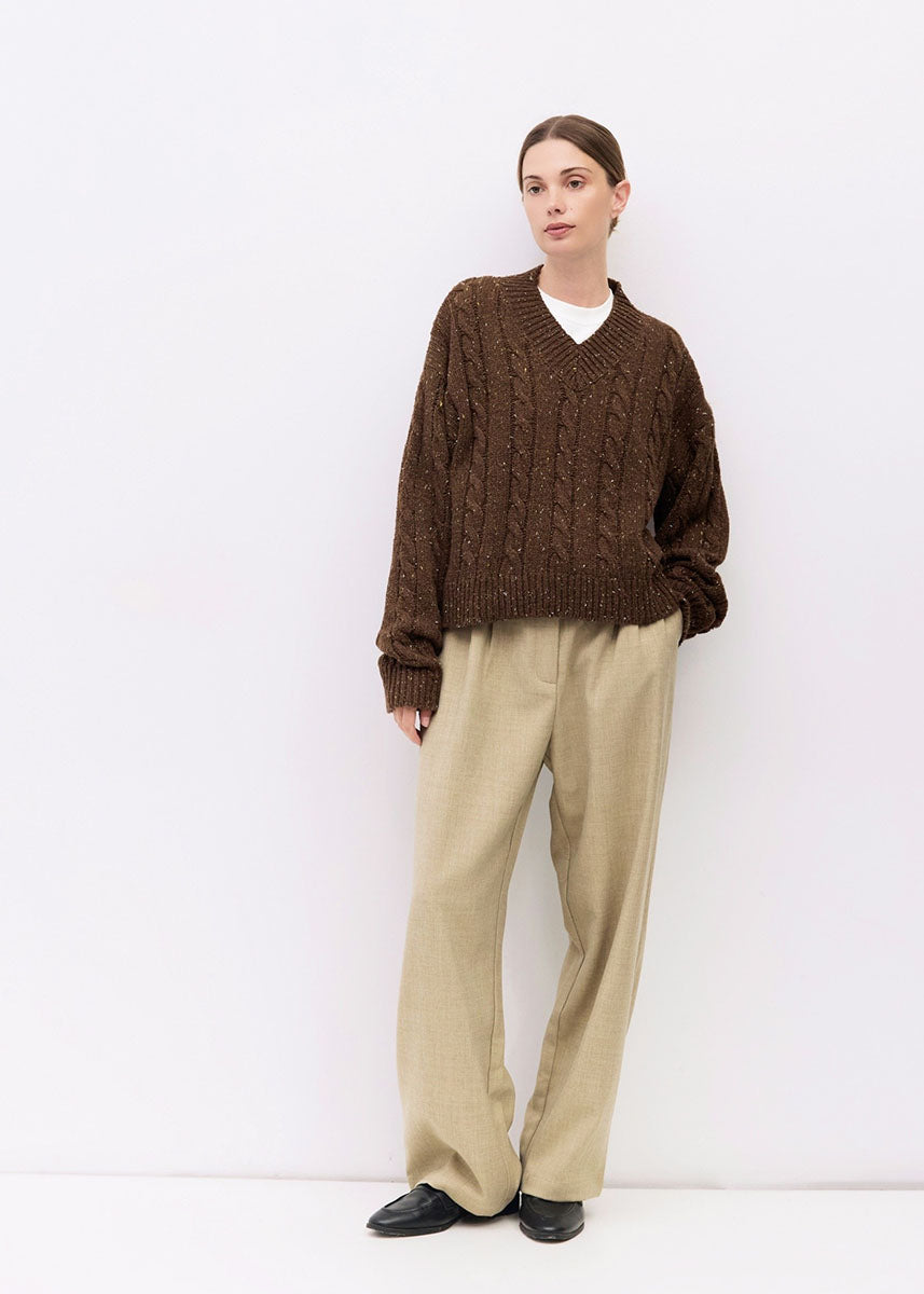 The Pierre Sweater - Brown