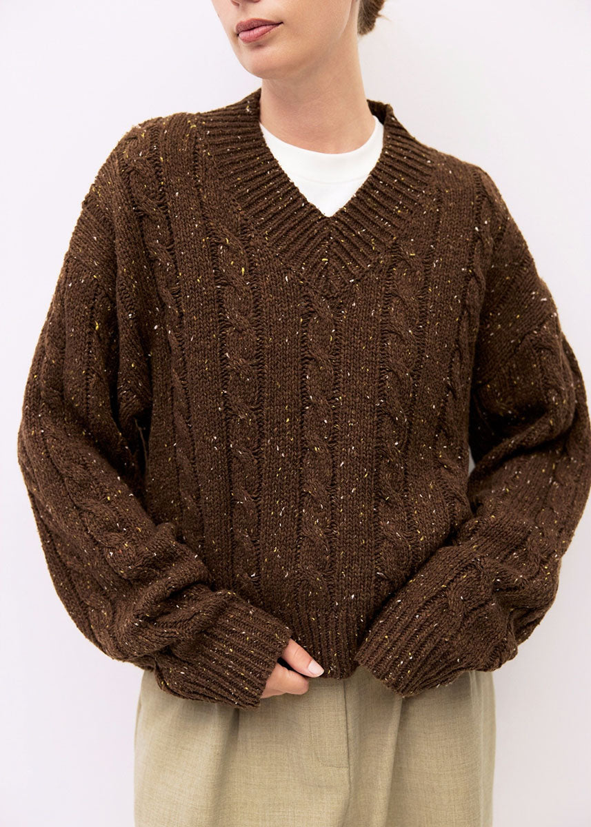 The Pierre Sweater - Brown