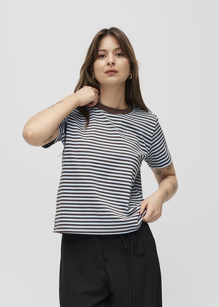 The Billie Top - Brown Blue