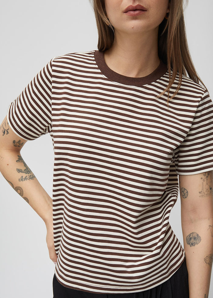 The Billie Top - Brown Cream