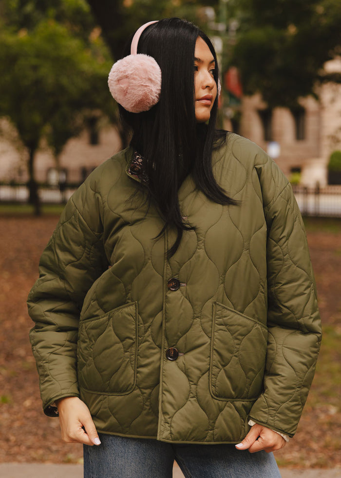 MAD HTR Faux Fur Earmuff - Blush