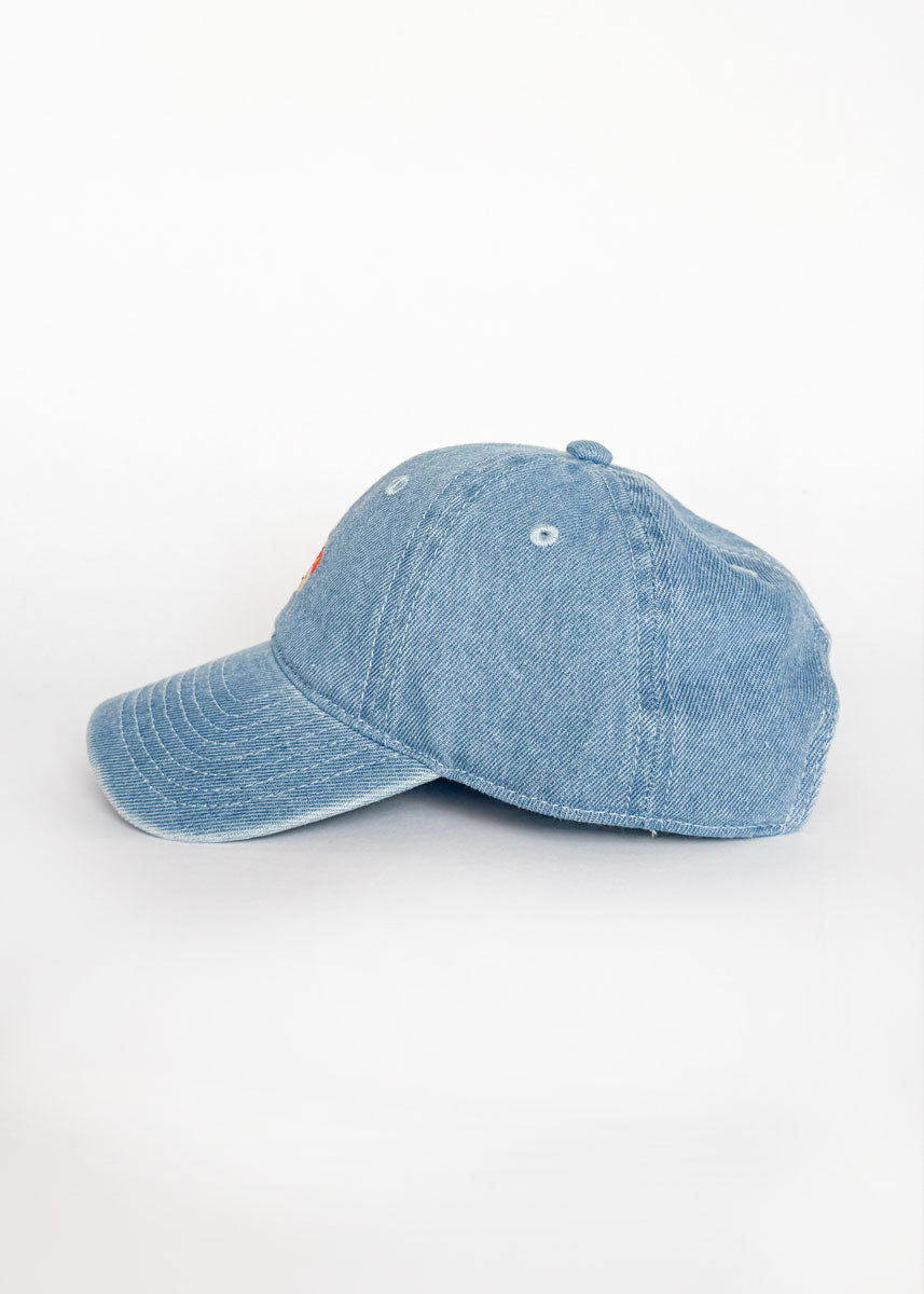 Toddler Tiny Chi Hot Dog Icon Hat - Denim