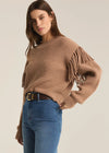 On The Fringe Sweater - Campfire