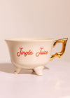 Stoneware Footed Teacup - Jingle Juice