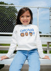 Chicago Football Team Toddler Sweatshirt - Natural Heather