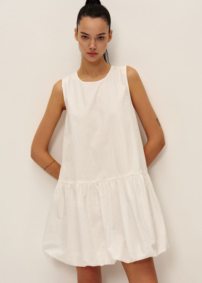Tess Bubble Dress - White