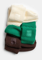 Adult Mad Hatter Ribbed Knit Beanie - Kelly Green