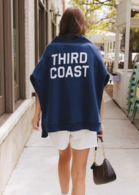 Third Coast Vintage Print Crewneck - Vintage Navy